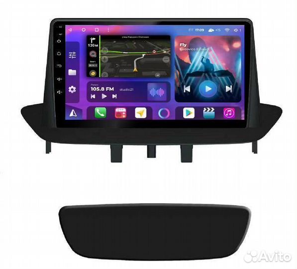 Магнитола андроид Renault Megane 3 FarCar 6/128