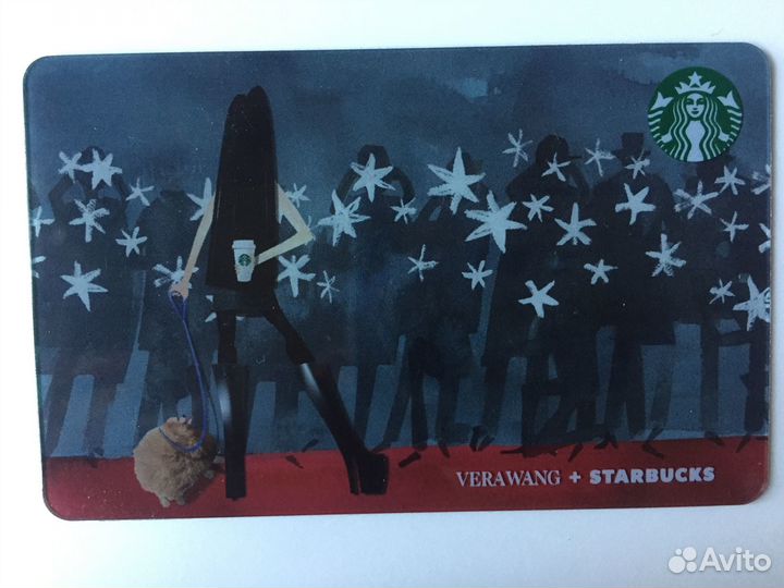 Карта старбакс starbucks Вера Ванг (2021)