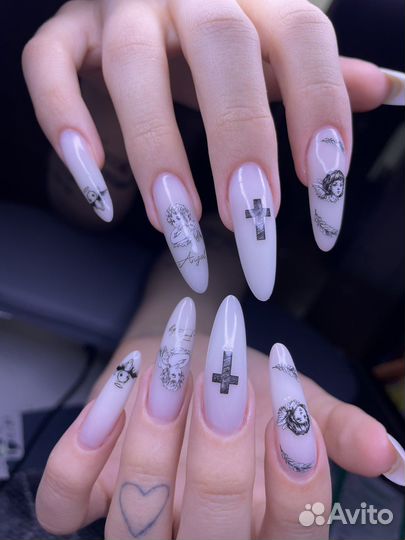 Крейзи маникюр и наращивание ногтей