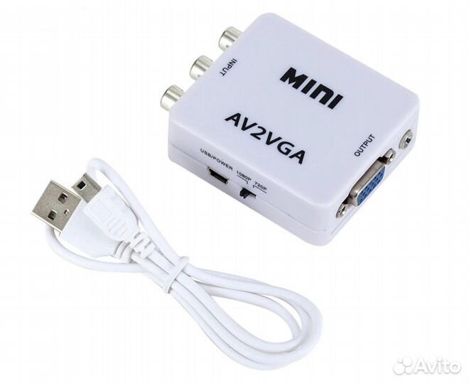 Преобразователь видеосигнала AV в VGA