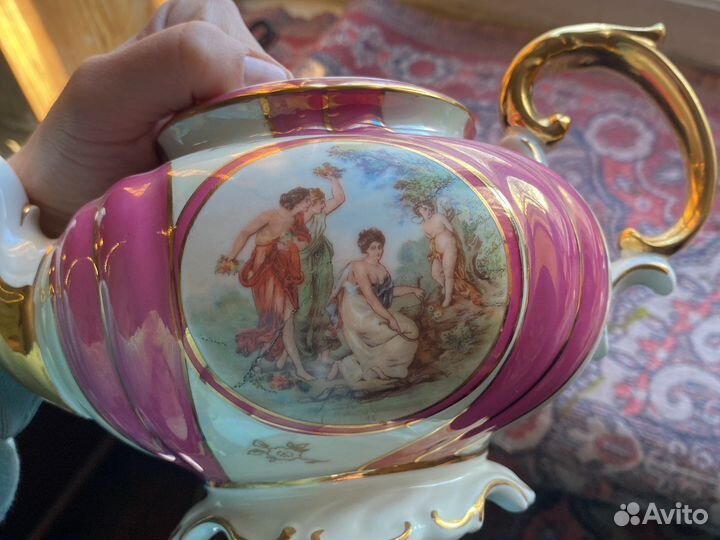 Чайник заварочный Мадонна « розовые ленты»