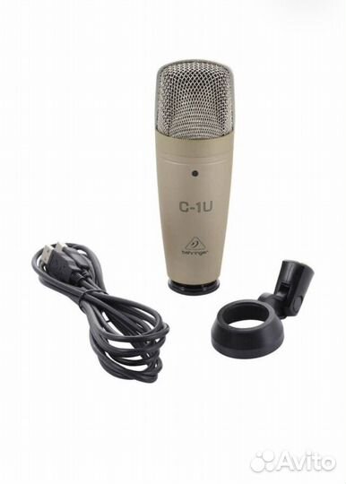 Студийный микрофон behringer C-1U с USB выходом