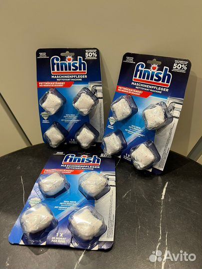 Finish Очиститель для посудомоечных машин 4шт