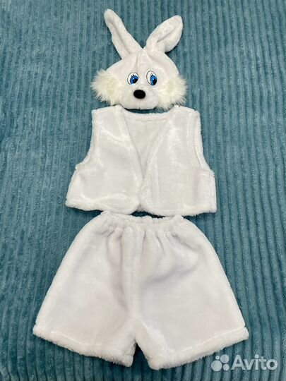Костюм зайца белый