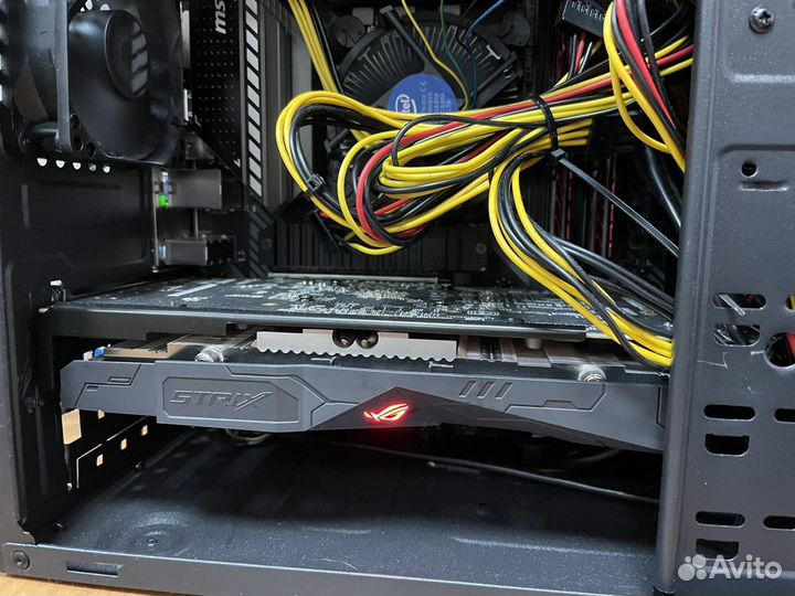 Видеокарта asus AMD Radeon RX 570 strix OC 8gb