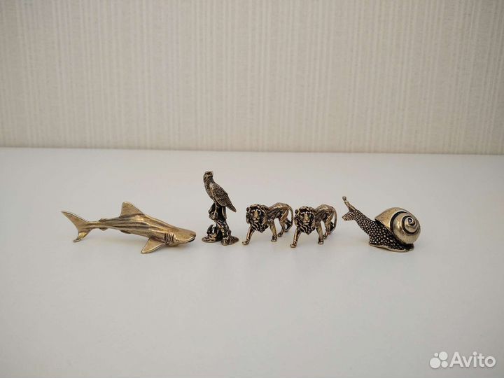 Статуэтки латунные мини