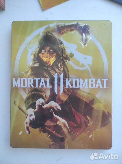 Игра для приставки PS4 mortal kombat 11 steelbook