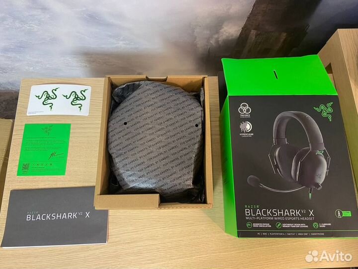 Игровые наушники Razer BlackShark V2 X,черные