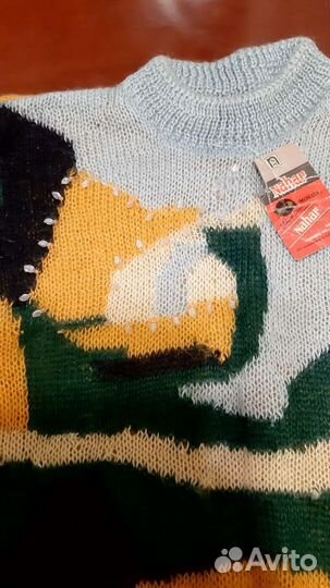 Свитер мохеровый, 44-48, длинный, новый, Индия