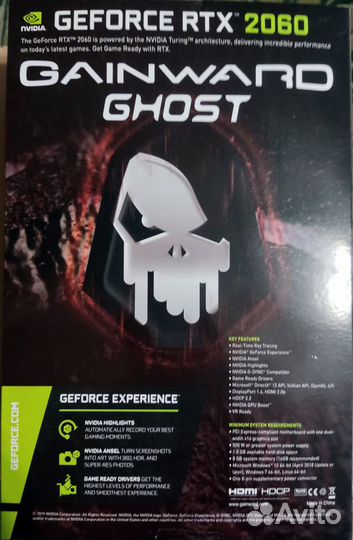 Видеокарта Gainward rtx 2060 6gb