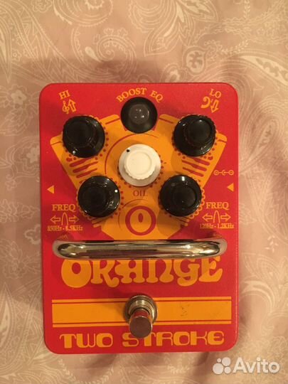 Гитарная педаль Orange two strokes. Новая