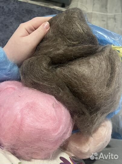 Шерсть ангорской козы