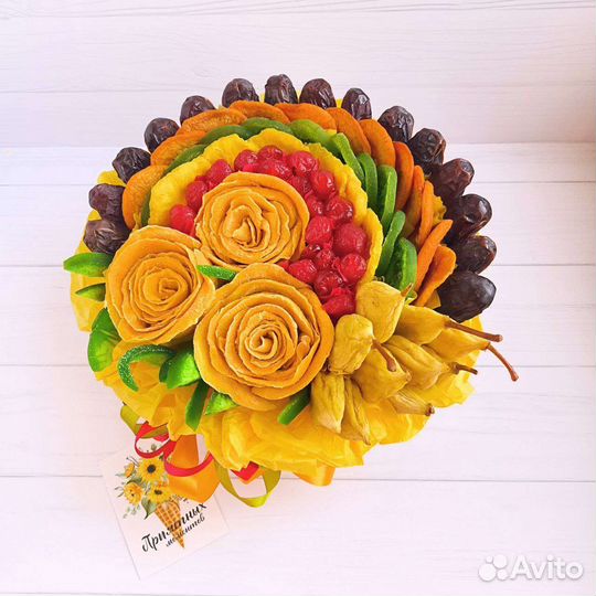 Коробочка с сухофруктами/съедобный букет