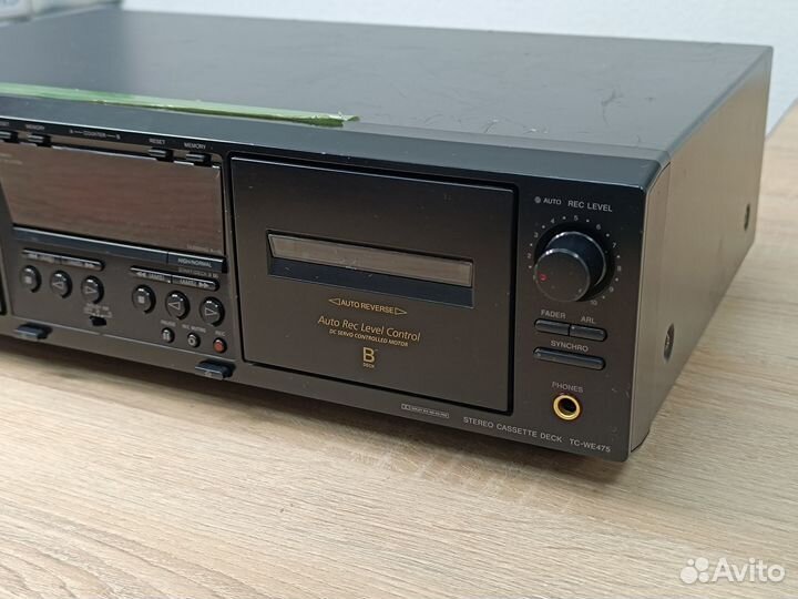 Деко Sony TC-WE475 магнитофон+касссеты 55шт