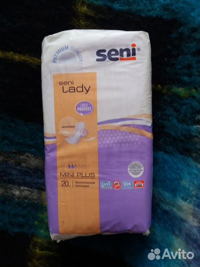 Урологические прокладки seni Lady mini 11 штук