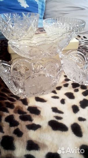 Салатник хрустальные