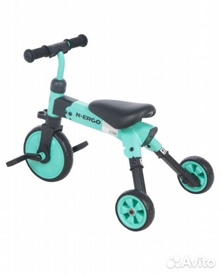 Детский трехколесный велосипед складной новый
