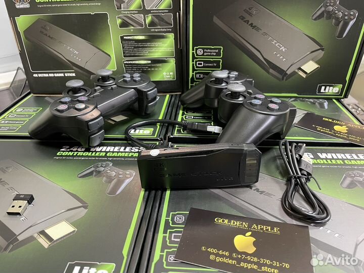 Приставка Game Stick 4K Lite Денди, Сега, Сони