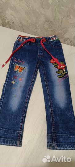 Джинсы на малышку