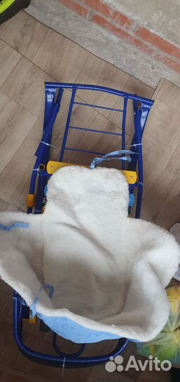 Детские санки на колесах (ника)