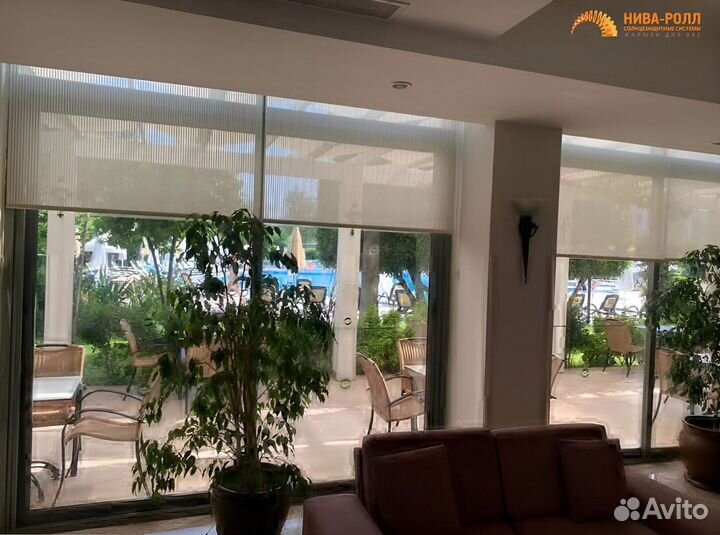 Рулонные шторы и жалюзи