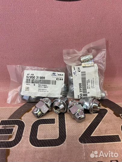 Гайка и шпилька колесная Solaris Rio 2010-2023