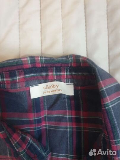 Рубашка для мальчика 2-3 года