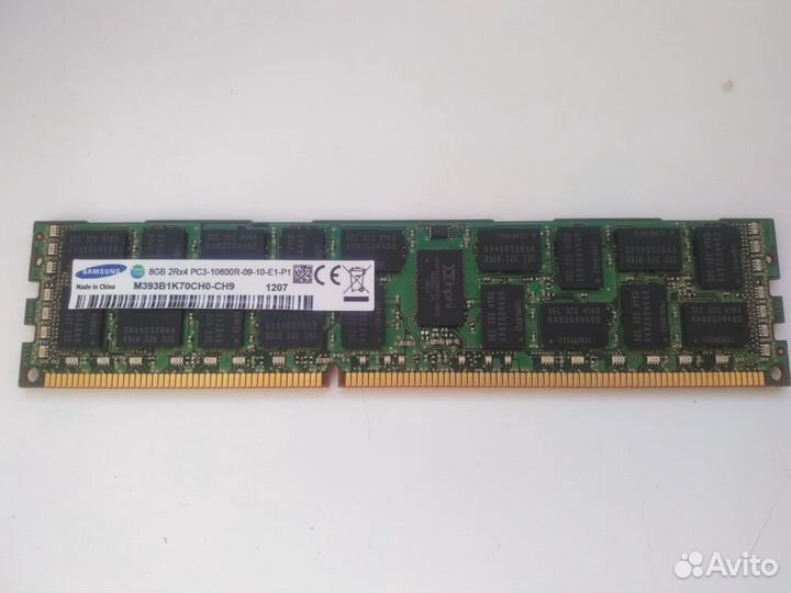 Оперативная память DDR3 Samsung 8GB ECC