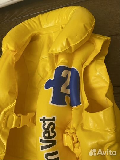 Жилет надувной детский Intex размер 2 на 3-6 лет