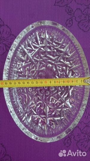 Блюдо салатник хрусталь