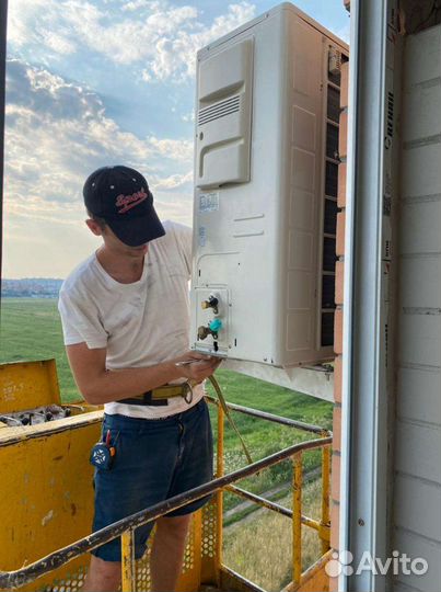 Установка сплит-систем, чистка