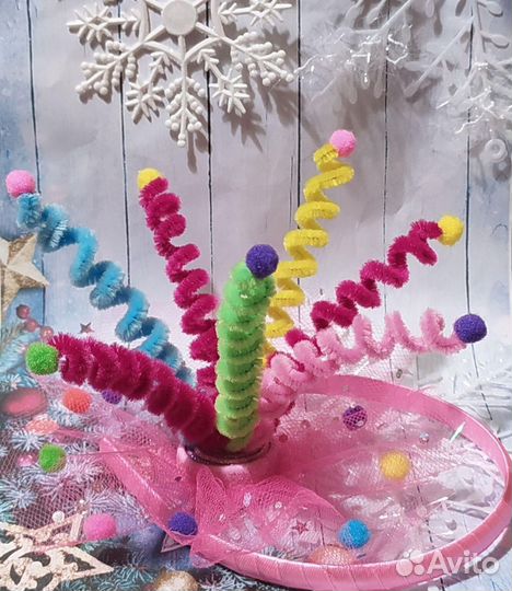 Ободок хлопушка