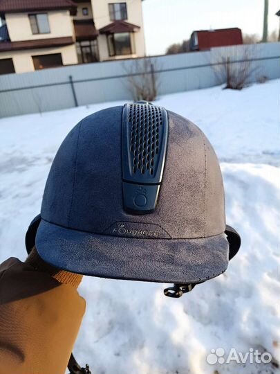 Бриджи для верховой езды с силиконовой леей. Шлем