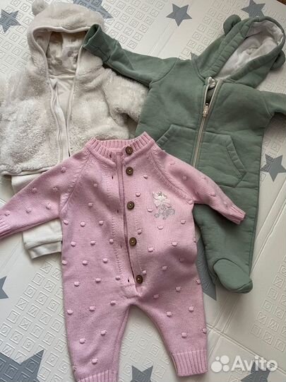 Детские вещи пакетом на девочку 56 62