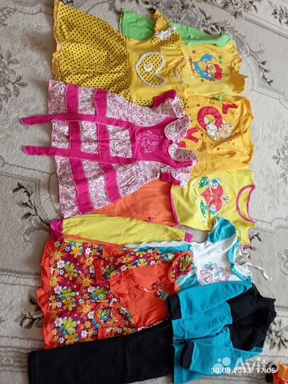 Пакет вещей на девочку 110 116 122