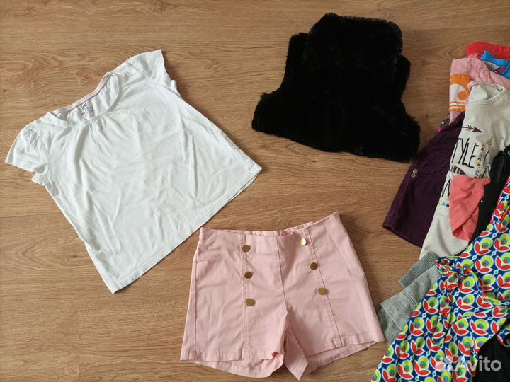 Вещи пакетом на дев 122-128 см/7-8лет