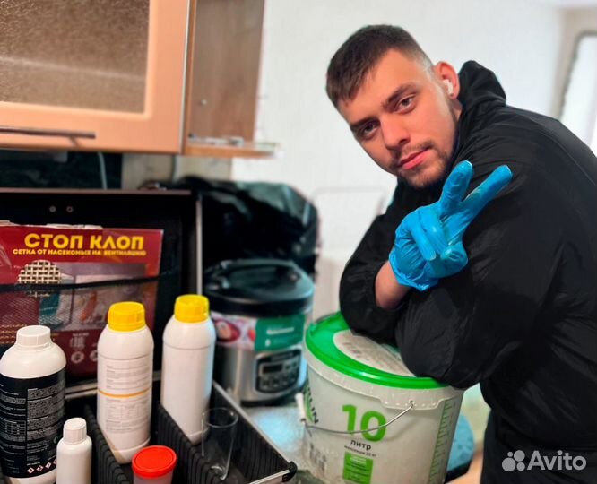 Дезинфекция Уничтожение тараканов клопов насекомых