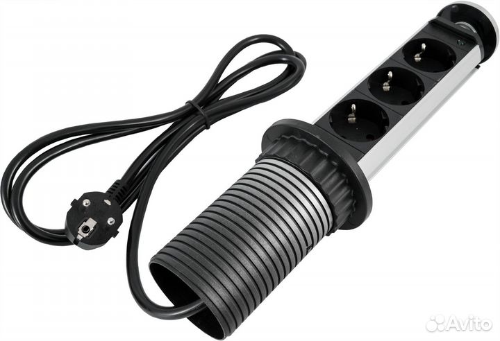 Розетка встраиваемая и выдвижная в столешницу Skyb