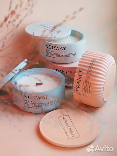 Гипсовые кашпо, подсвечники zara, аромасвечи