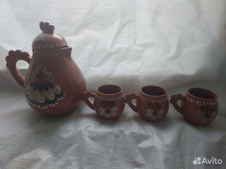 Кувшин и 3 кружечки