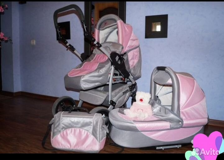 Коляска Adamex Zeix (2 в 1) многомодульная