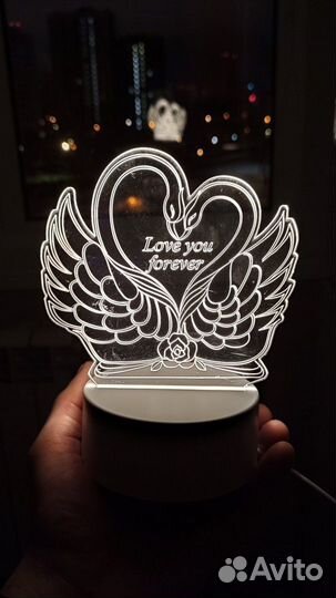 Романтический светильник/ночник - 