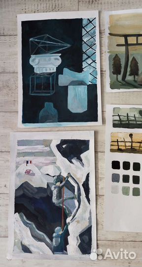 Рисунки/ этюды композиция