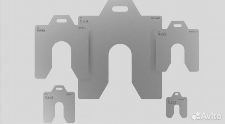 Калибровочные пластины, 0,4мм, 125х125мм, 10 шт