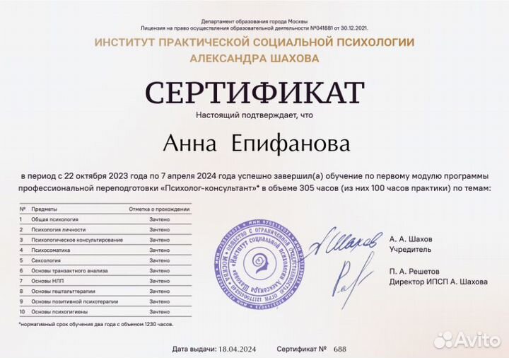 Психолог. Психологическое консультирование