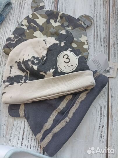 Новые набор шапок/ панамки для мальчиков Next