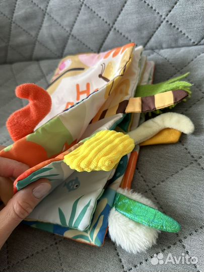 Тактильные мягкие книги для малышей