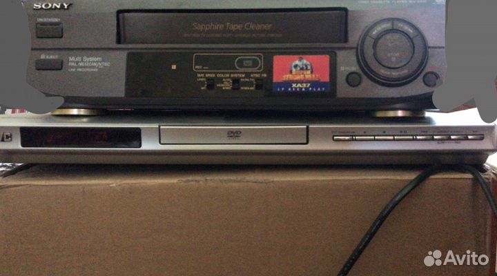 Видеомагнитофон sony, DVD проигрыватель