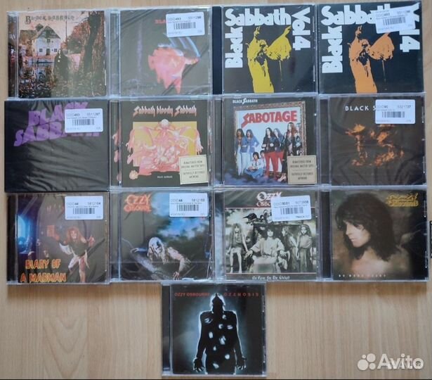 Black Sabbath, Ozzy - CD оригиналы (фирма)