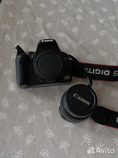 Фотоаппарат Canon 450D с объективом 18-55 mm бу